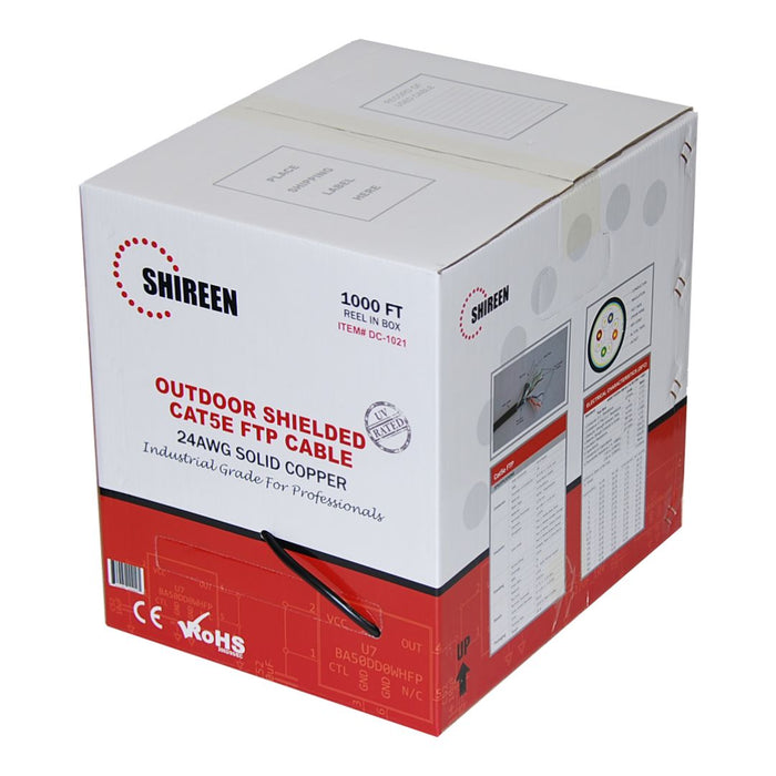 Shireen Outdoor CAT5e FTP Shielded (1000ft) [DC-1021]