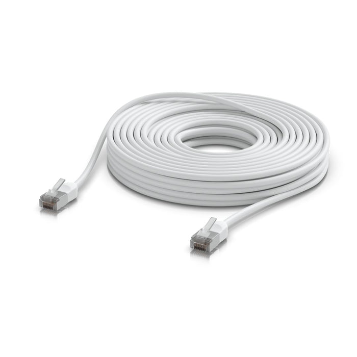 Ubiquiti UniFi Premium Patch Cable Outdoor, White, 15m [UACC-Cable-Patch-Outdoor-C6A-15M-W]