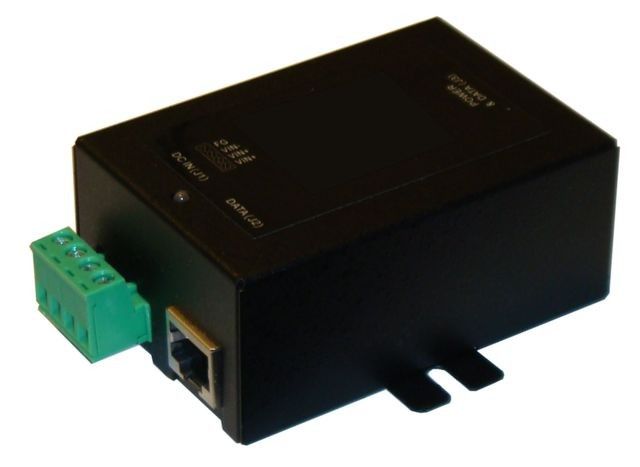 Tycon Systems 10-36VDC In 48V Out 20W Metal DC to DC Converter and PoE Inserter [TP-DCDC-1248-M]