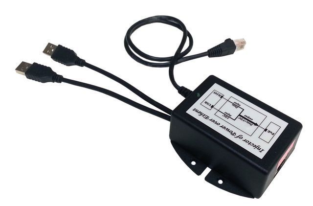 Tycon Systems USB Powered 24V Passive PoE Inserter [TP-DCDC-2USB-24]