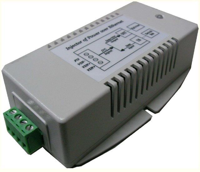 Tycon Systems 40-60VDC In 56V Out 35W Gigabit High Power DC to DC Converter and PoE Inserter [TP-DCDC-4848GD-HP]