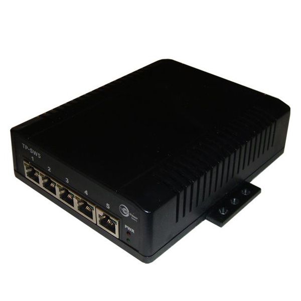 Tycon Systems 5 Port Unmanaged GigE Passive PoE Network Switch [TP-SW5G-NC]