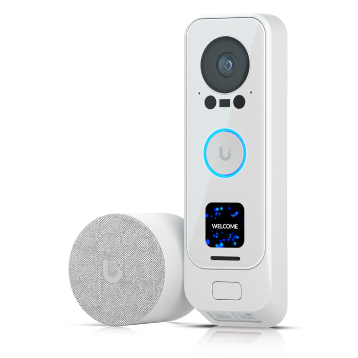 Ubiquiti UniFi G4 Doorbell Pro PoE Kit, White [UVC-G4 Doorbell Pro PoE Kit-White]